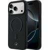 Mercedes Leather 3D MagSafe Aizsargapvalks priekš iPhone 18 Pro Max / 17 Pro Max / melns Neoriģinālie Maciņi