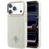 Guess Stripe Peony 4G Logo MagSafe Aizsargapvalks priekš iPhone 18 Pro / iPhone 17 Pro / bēšs Neoriģinālie Maciņi