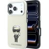 Karl Lagerfeld Smooth Ikonik Sketch MagSafe Aizsargapvalks priekš iPhone 18 Pro / 17 Pro / bēšs Neoriģinālie Maciņi