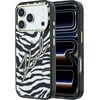 Karl Lagerfeld IML Signature Zebra Glitter MagSafe Aizsargapvalks priekš iPhone 18 Pro Max / 17 Pro Max / zelta Neoriģinālie Maciņi