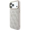 Guess PU Leather 4G Gold Frame Embossed MagSafe Case Aizsargapvalks priekš iPhone 18 Pro Max / rozā Neoriģinālie Maciņi