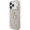 Guess PU 4G Metal Logo Case Aizsargapvalks priekš iPhone 18 Pro / rozā Neoriģinālie Maciņi