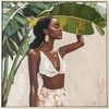 Painting with frame FAMOUS 82,5x82,5cm, "Rihanna" Новости, мебель, дом