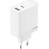 OPPO SUPERVOOC 80W Adapter, OSAB7CF3AE, White Adapter Data USB kabeļi