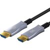 Kabelis HDMI-HDMI 10 m (HDMI 2.1) optiskais hibrīds 8K @ 60 Hz/ 4K @ 120 Hz Goobay Aудио-видео