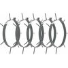 Aeratora tapas zāliena veltnim AWTools AW00391; 270 mm; 65 mm; 5 gab. Rezerves daļas