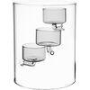 Candle holder LEEDS D12xH15cm 3 glass Новости, мебель, дом
