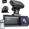REDTIGER F7N WiFi 4K + 1080p Dash Cam Video reģistratori