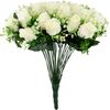 Artificial flower FLOWERLY H40cm 36pcs roses in a bouquet, white Новости, мебель, дом