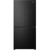 Hisense, Cross Door, No Frost, 483 L, height 179 cm, black - SBS Refrigerator Jaunumi Sadz. tehnika