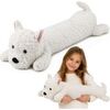 LeanToys Pluszowy Pies West Highland Przytulanka Maskotka Biały 60 cm EDUKAMP (31109) Мягкие игрушки