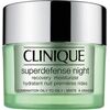 Clinique, Superdefense Night, Fragrance Free, Moisturizing, Night, Cream, For Face, 50 ml Sejas kopšana