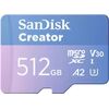 SanDisk Creator MicroSDXC 512 GB Class 10 UHS-I/U3 A2 V30 (SDSQXAV-512G-GN6MS) Новинки Компьютерная техника