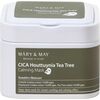 Mary and May, CICA Houttuynia Tea Tree Calming, Soothing & Calming, Sheet Mask, For Face, Weekly or as needed, 30 pcs Уход за лицом