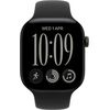 Apple Watch 12, 42 mm, GPS+5G, aluminium, sport band, S/M, black - Smartwatch Smart-Watch Pulksteņi