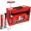 fischer DuoLine Tanos-Box M173 light grey/red, 713-piece Jaunumi -Dārzam