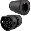Hismart V2L Discharge Adapter Type 2 to EU Schuko Socket Elektro Auto lādēšanas piederumi