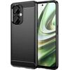 iLike Oneplus  Case case for OnePlus Nord CE 3 flexible silicone carbon cover Black Neoriģinālie Maciņi