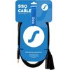 SSQ MIXLR1 SS-1816 Cable Jack Stereo 3,5 mm - 2x XLR 1 m Black Проводa