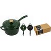 Asi Collection Чугунная кастрюля с крышкой, 1,7 л / 18 см, зеленый Katli