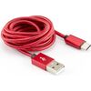 Sbox USB-TYPEC-15R USB->Type C M/M 1.5m Fruity Red Data USB kabeļi