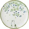 Plate HIDAMARI D21.6xH2.5cm cat and cherry blossoms Новости, мебель, дом