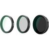 Telesin CPL/VND8/UV filter set for DJI Osmo Action 6 (3 pcs.). Aksesuāri sporta kamerām
