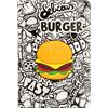 iLike   Galaxy Tab A9 Plus 11 Tablet Case Design SM-X210/SM-X215/SM-X216 Burger Сумки, чехлы для планшетников