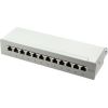 LOGILINK- Patch Panel Desktop Cat.6A STP 12 ports, grey