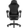Tacens Mars Gaming MGC-X Fabric PC gaming chair Padded seat Black, White Gaming krēsli