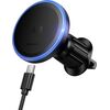 Car charger-holder Borofone BH224 Magsafe 15W black Telefonu Turētāji Auto Velo Moto
