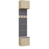 Top E Shop HAGA 1SZ Coat Rack – Sonoma Oak Jaunumi -Dārzam