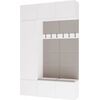 Top E Shop HAGA III 1SZ2W Wardrobe, White Jaunumi -Dārzam