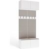 Top E Shop HAGA II 2W White Wardrobe Jaunumi -Dārzam