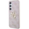 Guess PU 4G Metal Logo Case Защитный чехол для Samsung Galaxy S24 / розовый Чехлы - альтернативные