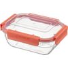 Taisnstūra pārtikas uzglabāšanas trauks, 0.35L, 13,2 x 9,8 x 5,6 cm, 39660, GALICJA Citi virtuves piederumi
