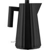 Water kettle Plisse Alessi, black Tējkannas (elektriskās)