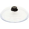 Glass Lid 32cm with english sleeve with mounted Lid Knob AMT Gastroguss Citi trauki