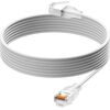 Ubiquiti UniFi Premium Patch Cable UACC-Cable-Patch-EL-C6A-2M-W Ultra-thin braided patch cable, designed and optimized for 10 GbE networking, Translucent booted RJ45 for optimal Etherlighting Сетевые кабели