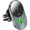 Hoco   CA91 Magic magnetic wireless fast charging car holder Wireless output: 5W/7.5W/10W/15W Grey Автомобильный держатель