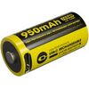 Nitecore NL169R uzlādējams 16340/RCR123A Li-ion akumulators – 950 mAh, USB-C uzlāde, 3,6V Dažādi piederumi tūrismam