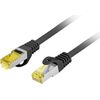 Lanberg PCF6A-10CU networking cable Black 2 m Cat6a S/FTP (S-STP) Round Сетевые кабели