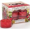 Yankee Candle Red Raspberry Candle (raspberries) - Aromatic tea candles (12 pcs) 9.8g Telpu aromāti