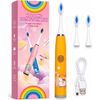 Szczoteczka iLike Kids Rechargeable Sonic Electric Toothbrush USB Charging 3 Brush Heads (1+2 Replacement Heads) Soft Bristles Waterpro (ILIKW3ET3O) Elektriskās zobu birstes, irigatori