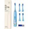 Szczoteczka iLike Do zębów Kids Sonic Electric Toothbrush Waterproof 5 Brush Heads (1+4 Replacement Heads) Battery Powered Soft Bristles Unicor (ILIKW1ET5B) Elektriskās zobu birstes, irigatori