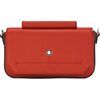 Montblanc Soft Mini Bag MB198021 unisex ādas soma, sarkana, 19 × 3,5 × 11 cm Женские сумки