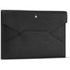 Montblanc MB130921 unisex ādas aploksnes soma, melna, 29 × 0,5 × 21 cm Женские сумки