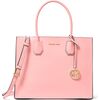 Sieviešu ādas soma Michael Kors Mercer 35T2GM9S3LPOW, rozā, 32 × 26 × 14 cm Женские сумки