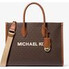 Sieviešu ādas soma Michael Kors Mirella 35R5G7ZT2BBRO, brūna, 35 × 27 × 12 cm Женские сумки
