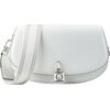 Sieviešu ādas soma Michael Kors Mila 30S3SIMM8LOPT, balta, 16 × 25 × 7 cm Женские сумки